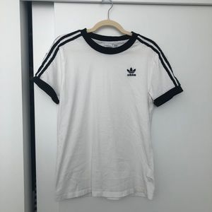 Adidas stripe Tshirt